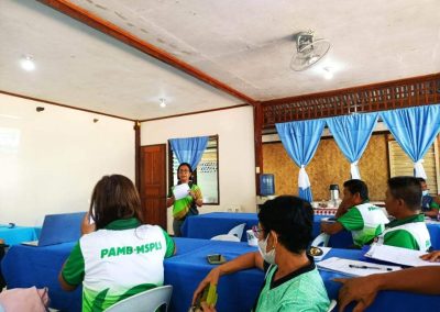 PCSDS DMD-North attends the Protected Area Management Board (PAMB) En Banc meeting on Malampaya Sound Protected Landscape and Seascape (MSPLS)