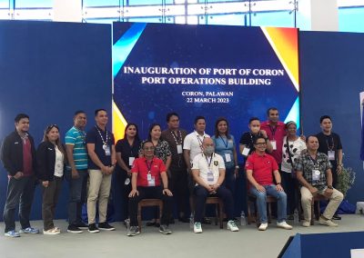 PCSDS attends newly-upgraded Coron Port Building (CPB) inauguration
