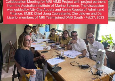 AIMS reps visits Palawan to finalize the Collaboration Agreement with PCSDS for MRI Project